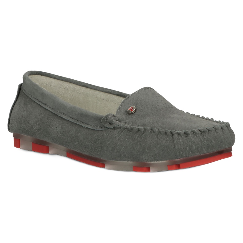 Läder Loafers Filippo DP2037 / 22 GR RD Grå röd 1
