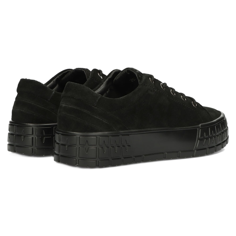 Filippo Kvinnors lädersneakers DP3527/22 BK Black svart 4