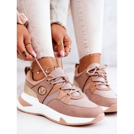 Vinceza Sportskor Sneakers Dirty Róż Imperio rosa 2