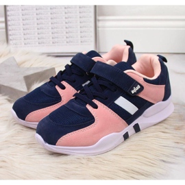 Befado Jr BEF25E marinblå sportskor med kardborreband 2