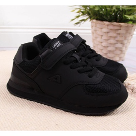 Kardborreskor American Club Jr AM788A svarta 2