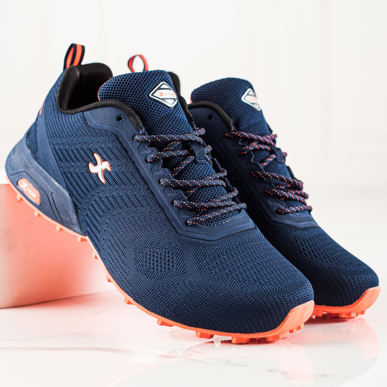 I-CAX Bekväma vandringsskor marinblå 1
