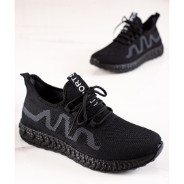 TRENDI Lätta sportskor svart 1