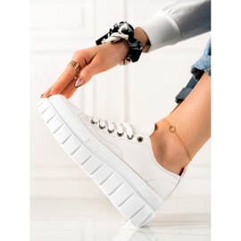 W. Potocki Sneakers På Potocki Plattformen vit 1