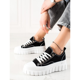 W. Potocki Sneakers På Potocki Plattformen svart 1