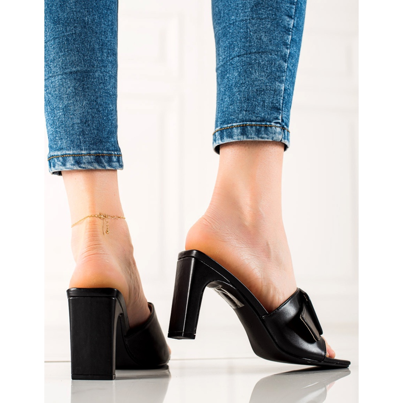 Vinceza högklackade sandaler svart 2