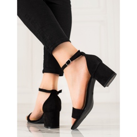 Sandaler På Låga Klackar VINCEZA svart 1