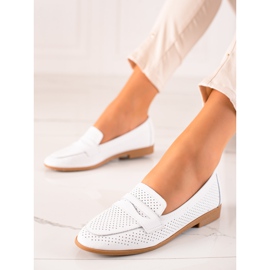 Goodin Openwork Leather Lords vit 1