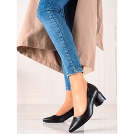 Seastar Pumpar med ekoläder svart 1