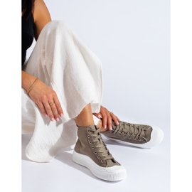 Seastar Höga Casual Sneakers grön 1