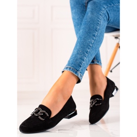 Snygga Sergio Leone loafers svart 1