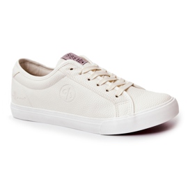 Läder Sneakers för män Cross Jeans JJ1R4023C Vit 1