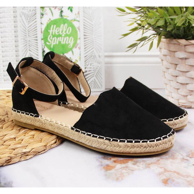 Espadrilles eVento W EVE343A svart 2