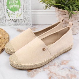 Espadrillos slip on eVento W EVE345B beige 2