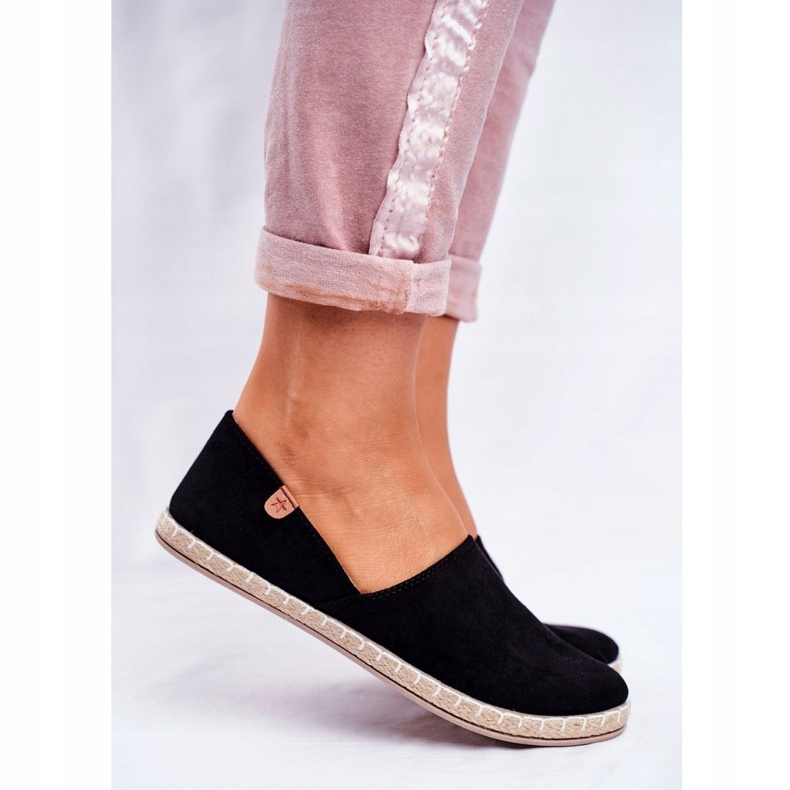 News Svarta kvinnors Espadrilles Nyheter 20TX022416 3