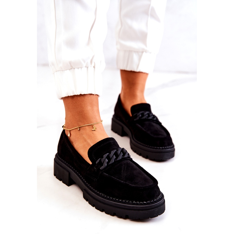 PL5 Mocka Loafers La.Fi Black Sapphira svart 3