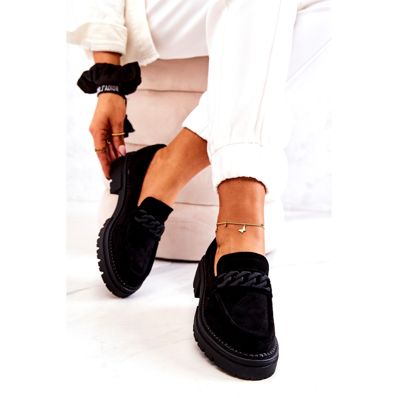 PL5 Mocka Loafers La.Fi Black Sapphira svart 4