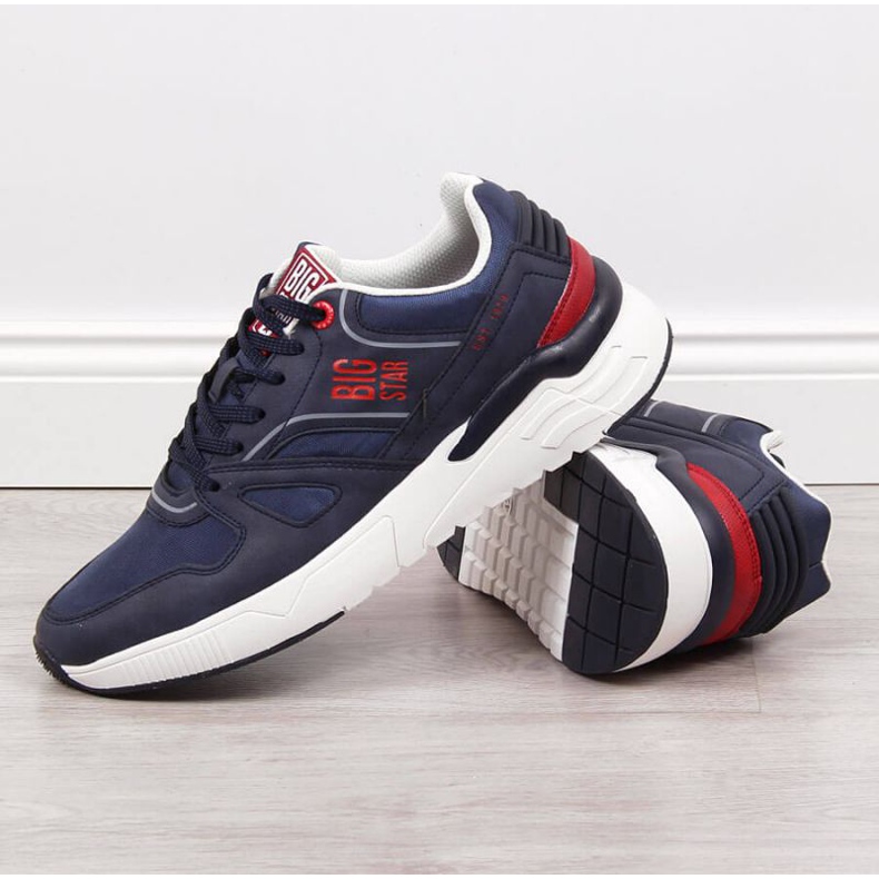 Casual sportskor Big Star M JJ174277 marinblå 2