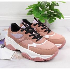 Sport sneakers Big Star W JJ274577 rosa 2