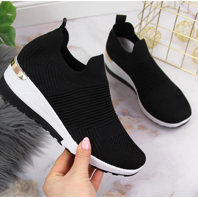 Sneakers strumpor slip on McKeylor W JAN95B svart 1