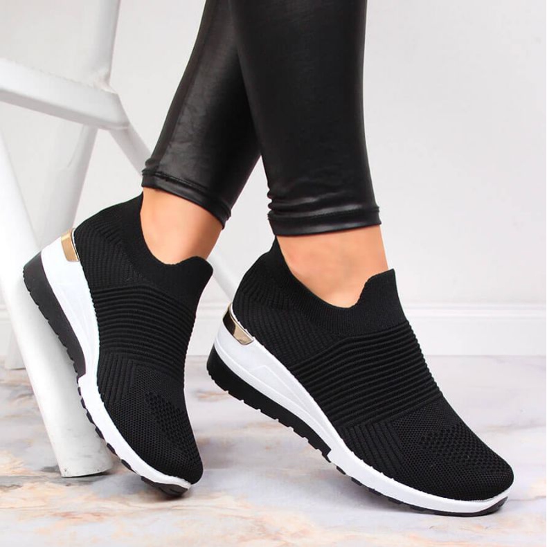 Sneakers strumpor slip on McKeylor W JAN95B svart 2