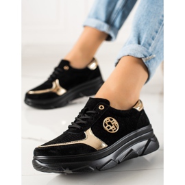 Filippo Läderskor på plattformen svart 2