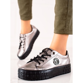 Filippo Läderskor på plattformen beige 2