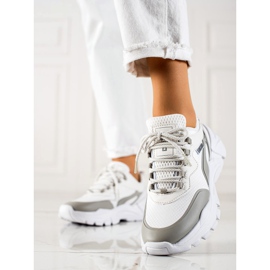 Sneakers för damer Big Star JJ274794 vit mångfärgad 1