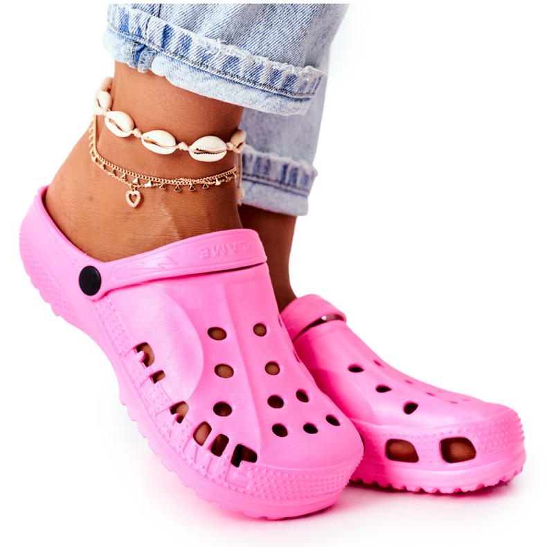 Flameshoes Dam Tofflor Pink Light Crocs Eva rosa 5
