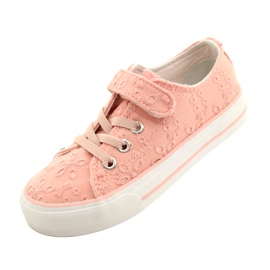 Sneakers med kardborreband Atletico WY21452 Rosa 3
