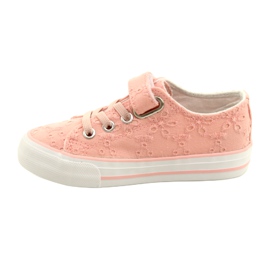 Sneakers med kardborreband Atletico WY21452 Rosa 1