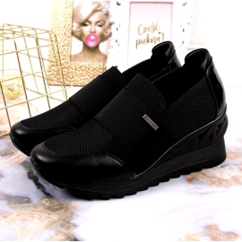 Wedge sneakers Vinceza W JAN62 svarta 2