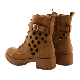 M.Daszyński OpenWork-väskor bundna Daszyński MR1813-33A Beige 4