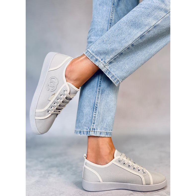 Grå Trest Grå chanelki sneakers 2