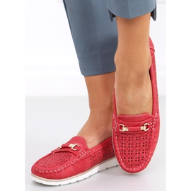 Senda Röda loafers för dam 2