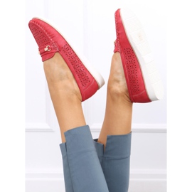 Senda Röda loafers för dam 3