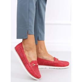 Senda Röda loafers för dam 4