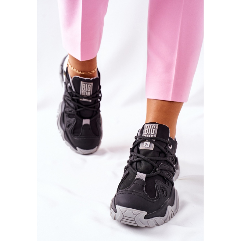 Kvinnors sportskor Memory Foam Big Star II274089 Svart 2