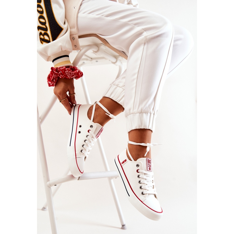 Sneakers dam Big Star JJ274123 Vit 2