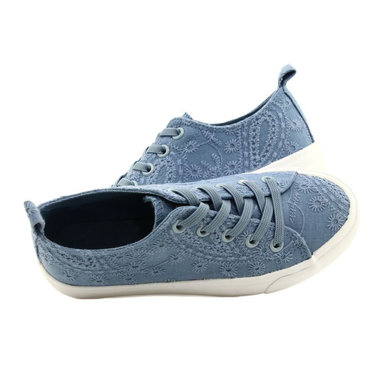 Sneakers med spets Atletico WY20763 Blå 5