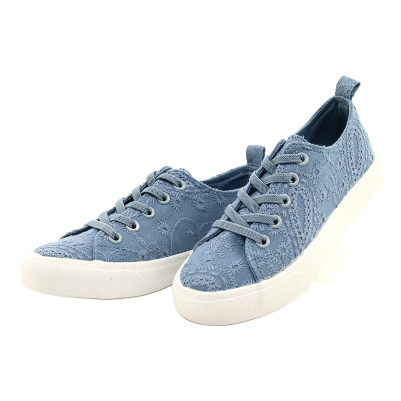 Sneakers med spets Atletico WY20763 Blå 3