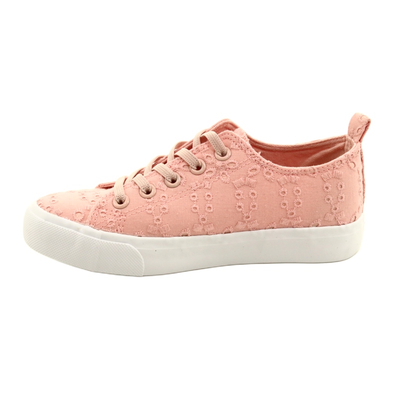 Atletico Flickors sneakers gled spets wy20763 rosa 1