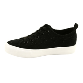 Atletico Flickors sneakers slip -in spets wy20763 svart 1