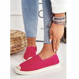 PS1 Klassisk dam Espadrilles Fuchsia Flaure rosa 4