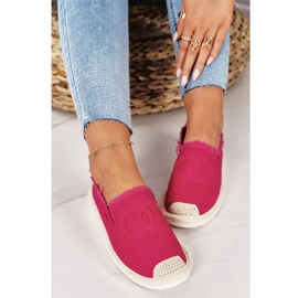 PS1 Klassisk dam Espadrilles Fuchsia Flaure rosa 6