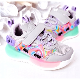Apawwa Barnsportskor Sneakers Grå 3