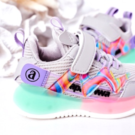 Apawwa Barnsportskor Sneakers Grå 4