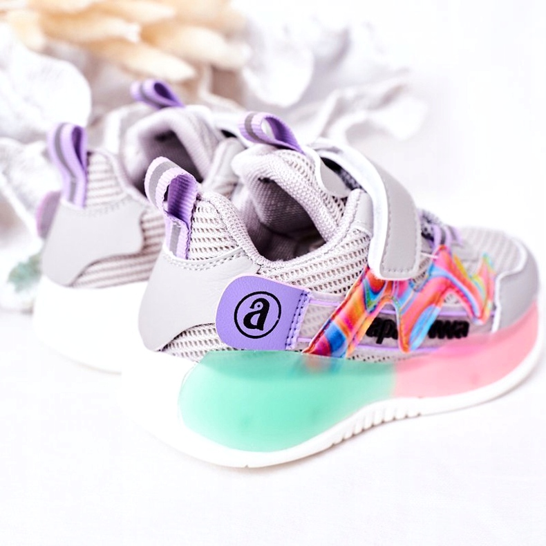 Apawwa Barnsportskor Sneakers Grå 5
