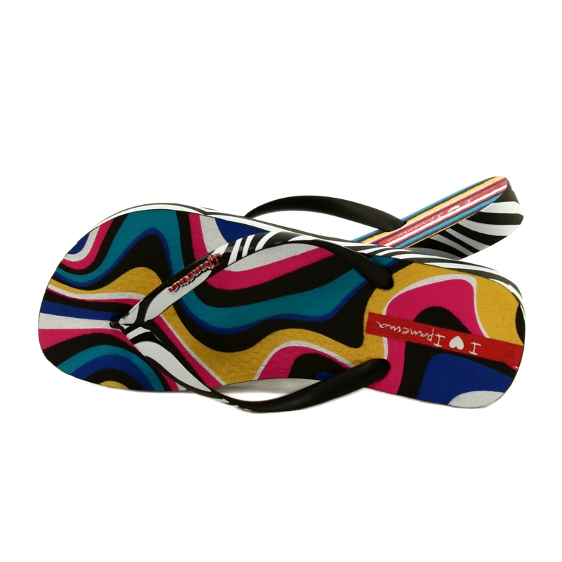 Zebra flipflops Ipanema 26627 23879 vit svart mångfärgad 4