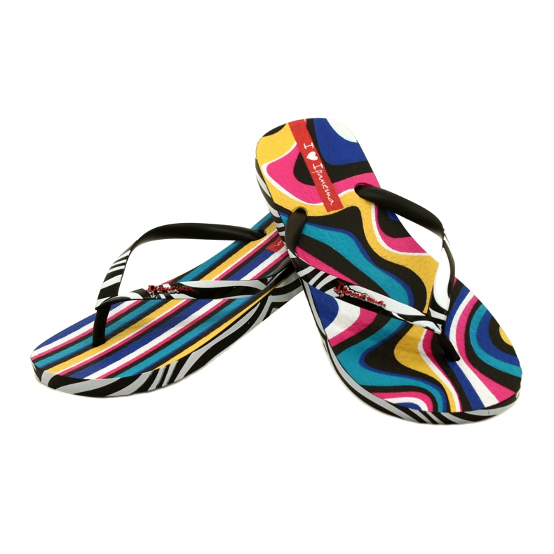 Zebra flipflops Ipanema 26627 23879 vit svart mångfärgad 3